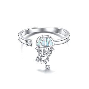 Jellyfish Ring-White