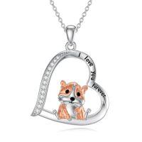 wholesale Animal Necklace 925 Sterling Silver Animal Pendant Women Jewelry Christmas Gifts For Women -style_name:Guinea Pig
