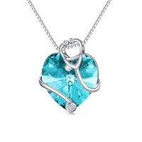 wholesale TOUPOP Gifts For Nurse Birthstone Stethoscope Necklace 925 Sterling Silver Heart Crystal Nursing Themed Jewelry Nurses Day Christmas Gifts For Women Doctor Medical Student -color_name:03-March