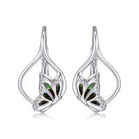wholesale TOUPOP 925 Sterling Silver Animal Earrings For Women | Hypoallergenic Leverback Hoop Earrings | Christmas Anniversary Birthday Jewelry Gifts For Mom Wife Girlfriend Sister Friend -style_name:Butterfly
