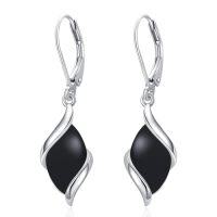 wholesale Earrings For Women 925 Sterling Silver Natural Gemstone Drop Dangle Earrings Fine Jewelry Birthstone Christmas Gifts For Women Her -color_name:Black Onyx