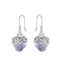 TOUPOP Sterling Silver Crystal Tree Of Life Family Dangle Earrings-style_name:Heart-6-June-Alexandrite