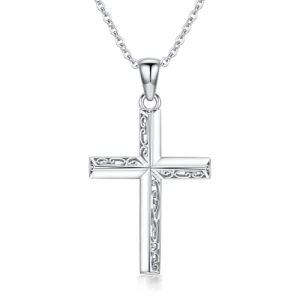 Filigree cross necklace
