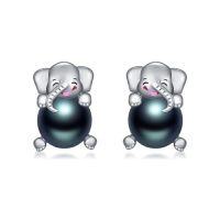 wholesale Christmas Gifts For Women Sterling Silve Horse/highland Cow/cat/duck/dog/elephant/owl For Wife Birthday Anniversary Jewelry Gifts For Women Mother Grandmother Girlfriend Her -style_name:Elephant