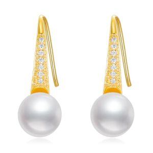 Hooks-Pearl/Moissanite