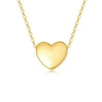 TOUPOP 14k Gold Crystal Y Lariat Necklace with Diamond Heart Celtic Knot-style_name:Heart Necklace-H