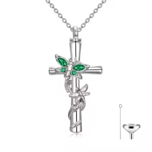 Dragonfly Cross Urn-May