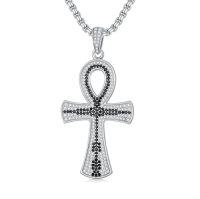 wholesale Cross Necklace 925 Sterling Silver Cross Pendant Christmas Fathers Day Birthday Gifts For Men Gifts For Father Gifts For Dad Brother Husband Son -style_name:E Ankh Cross II