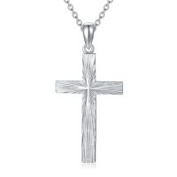 wholesale TOUPOP Cross Necklace For Women Men Sterling Silver Cross Pendant Religious Gifts Christian Gift Birthday Anniversary Christmas Gift For Her -style_name:Cross Necklace