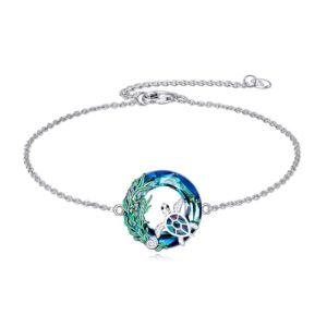 Style 1-Sea Turtle-Blue Crystal-Seaweed-2