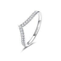 wholesale TOUPOP Moissanite Band Ring For Women Personalized Moissanite Engagement Ring 925 Sterling Silver/10k/14k/18k Gold D Color Vvs1 Clarity Moissanite Wedding Ring Promise Ring For Her Wife Girlfriend -style_name:A Moissanite