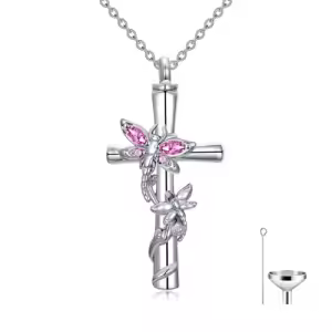 Dragonfly Cross Urn-Oct