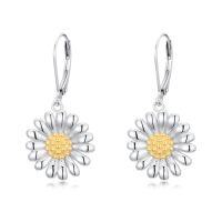 wholesale Flower Earrings For Women 925 Sterling Silver Lotus/cherry Blossoms/sunflower/snowflake/daisy/rose Earrings Floral Jewelry Christmas Gifts For Women -style_name:2-Daisy