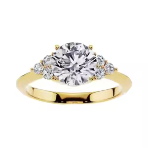 G Moissanite Ring