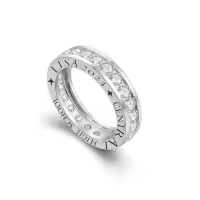 TOUPOP 925 Silver/10k/14k/18k Gold Custom Graduation Class Ring For Women-style_name:Eternity Band