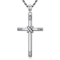 wholesale Cross Necklace For Men Women 925 Sterling Silver Celtic/crucifix/nail/fish Hook Cross Pendant With Stainless Steel Chain Faith Jewelry Gift For Father Son Brother Husband -color_name:B03-Celtic Cross