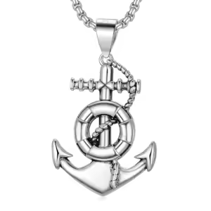 Life Ring Anchor Necklace