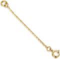 wholesale 14K Solid Gold Nickel-Free Hypoallergenic Necklace Extender Chain 2 3 4 Inch for Jewelry Bracelet Choker Gift-0-0