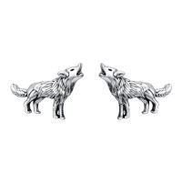 wholesale TOUPOP Animal Earrings For Women 925 Sterling Sliver Stud Earrings Jewelry Gifts For Women Christmas Birthday Gift -style_name:Wolf Earrings
