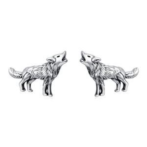 Wolf Earrings
