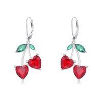 wholesale 925 Sterling Silver Cherry/strawberry/lemon/pineapple/banana Earrings Fruit Earrings Fruit Jewelry Christmas Gifts For Women -style_name:Cherry