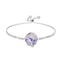 wholesale TOUPOP Phoenix Jewelry For Women 925 Sterling Silver Phoenix Bracelet Adjustable Slider Bracelets Birthday Gifts For Her -color_name:Purple Phoenix
