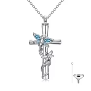 Dragonfly Cross Urn-Mar