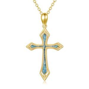 Celtic Turquoise Cross