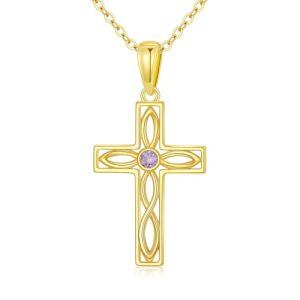 Celtic Cross Necklace-A