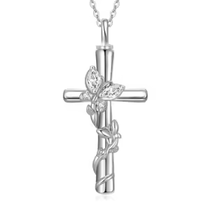 Butterfly Cross Urn-Api
