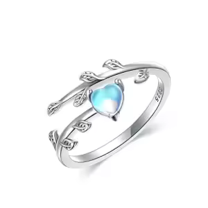 1-Moonstone Open Ring Size 7