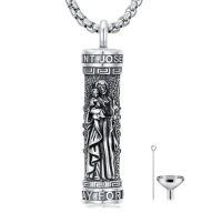 wholesale TOUPOP Saint Urn Necklace For Men Women, 925 Silver Sterling Religion Urn Pendant Cremation Jewelry For Ashes Necklace Memorial Keepsake Jewelry Gifts For Men Father Son -style_name:I01-St Joseph
