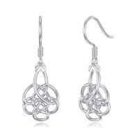 wholesale TOUPOP Celtic Earrings 925 Sterling Silver Celtic Knot Dangle Drop Earrings Irish Vintage Celtic Jewelry Gifts For Women Birthday Anniversary -style_name:Celtic - 03