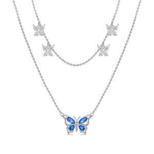 Butterfly Layered Necklace