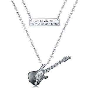 Guitar Music Necklace