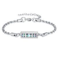 wholesale Urn Bracelet For Ashes 925 Sterling Silver Abalone Shell Tree Of Life/dragonfly/butterfly/sunflower Cremation Jewelry For Ashes Keepsake Pendant Locket Bracelet For Women Mom -style_name:Moon Phases