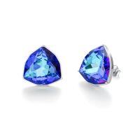 wholesale TOUPOP Birthstone Earrings For Women 925 Sterling Silver Simple Dainty Crystal Stud Earrings Jewelry Christmas Valentine Mothers Day Birthday Gifts For Women Her Girlfriend -color_name:09-Sept-Sapphire