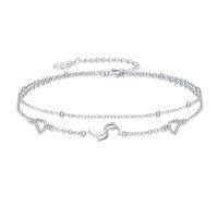 wholesale Ankle Bracelets For Women 925 Sterling Silver Layered Sea Turtles/elephant/wave/cross Anklet Summer Ocean Beach Jewelry Christmas Gifts For Women -style_name:9-Dolphin