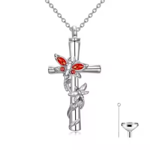 Dragonfly Cross Urn-Jul