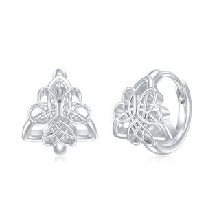 3 Heart Celtic Earrings