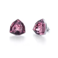 TOUPOP Sterling Silver Crystal Birthstone Stud Earrings for Women-color_name:06-Jun-Alexandrite