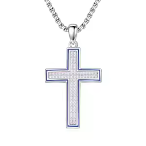 F Cubic Zirconia Cross I
