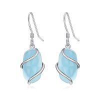 wholesale Earrings For Women 925 Sterling Silver Dainty Gemstone Dangle Drop Earrings Fine Jewelry Birthday Christmas Gifts For Women Her Mom -color_name:Dangle-Aquamarine