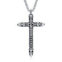 wholesale Vintage Cross Necklace For Men Gothic Cross Pendant Necklace Goth Necklace Punk Hip Pop Religious Necklace Christmas Gift For Him -color_name:Goth Cross 2