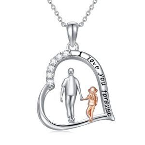 3-Father Daughter Necklace