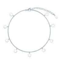 wholesale TOUPOP 925 Sterling Silver Ankle Bracelets For Women Adjustable Anklet Elegant Foot Jewelry Birthday Gift For Her Wife Mom Girlfriend -style_name:A-Moon Pendant