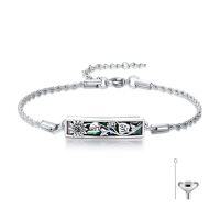 wholesale TOUPOP Urn Bracelet For Ashes 925 Sterling Silver Abalone Shell Sunflower/butterfly/turtle Cremation Jewelry For Ashes Keepsake Pendant Locket Bracelet For Women Christmas Gifts -style_name:Sunflower Urn Bracelet