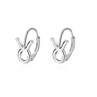 TOUPOP Sterling Silver Stone Zodiac Constellation Leverback Dangle Earrings-style_name:(4/20-5/20) Taurus Earrings