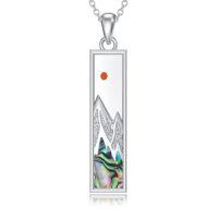 wholesale TOUPOP Mustard Seed Faith Necklace 925 Sterling Silver Faith Move Mountains Pendant Necklace Christmas Birthday Anniversary Jewelry Gift For Women Girlfriend -style_name:3-Mountain