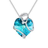 wholesale TOUPOP Gifts For Nurse Birthstone Stethoscope Necklace 925 Sterling Silver Heart Crystal Nursing Themed Jewelry Nurses Day Christmas Gifts For Women Doctor Medical Student -color_name:12-December